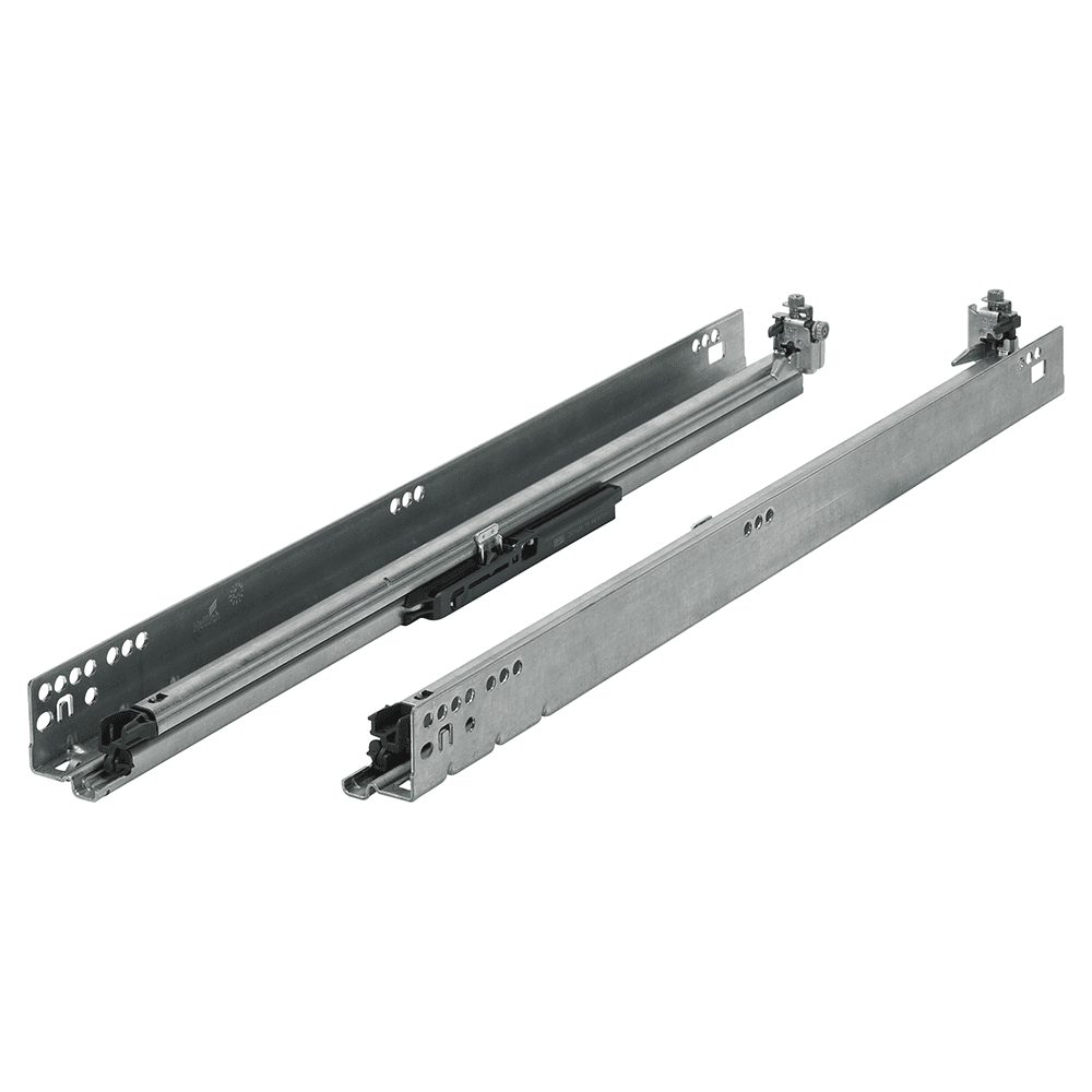 12" Quadro 5D V6 IW21 Undermount Drawer Slide for Wooden Drawers, 90lb Capacity Full Extension with Silent System Soft-Closing Main - Image
