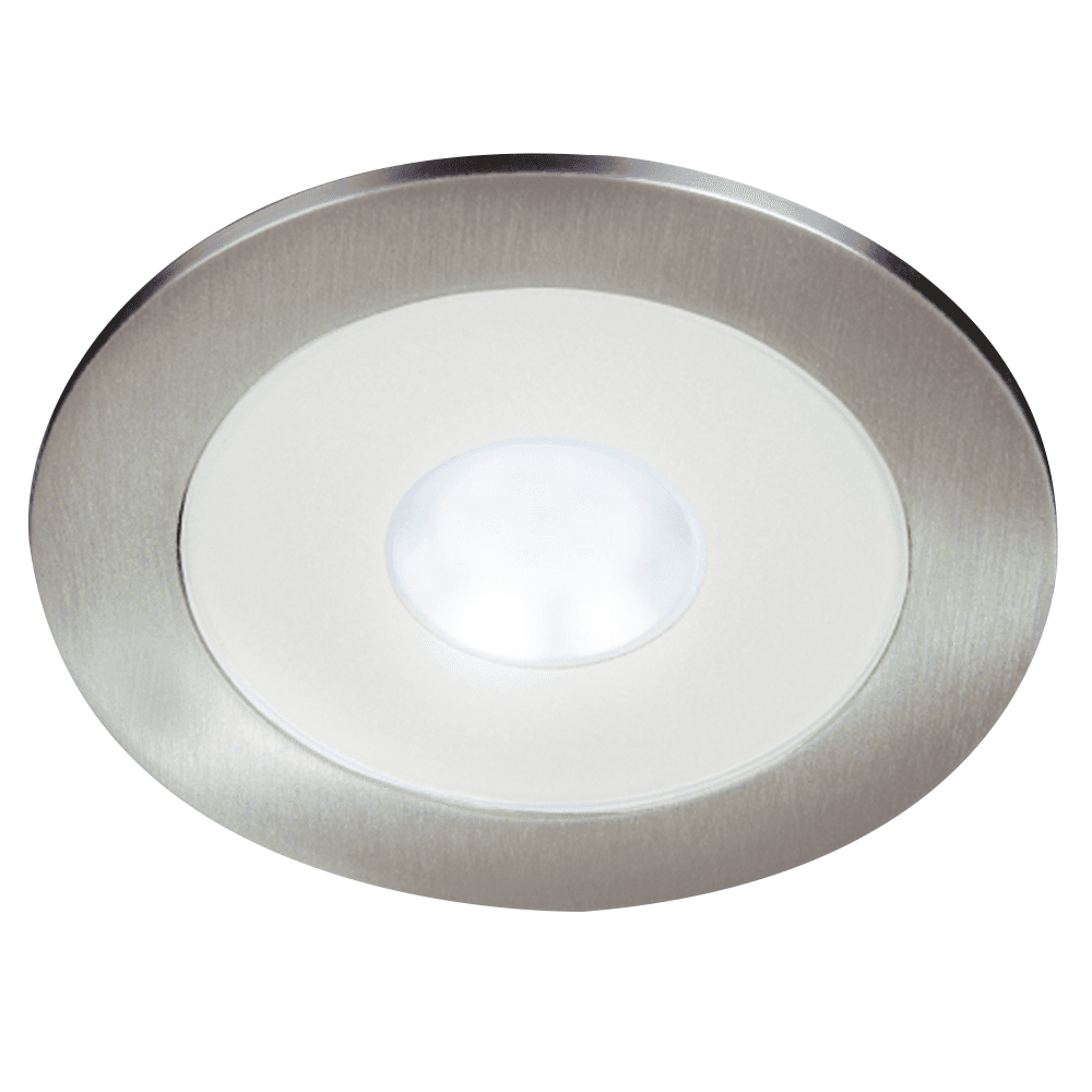 Hera Lighting AR78 LED 7.5W Cool White Spot Light in Stainless Steel - Front View