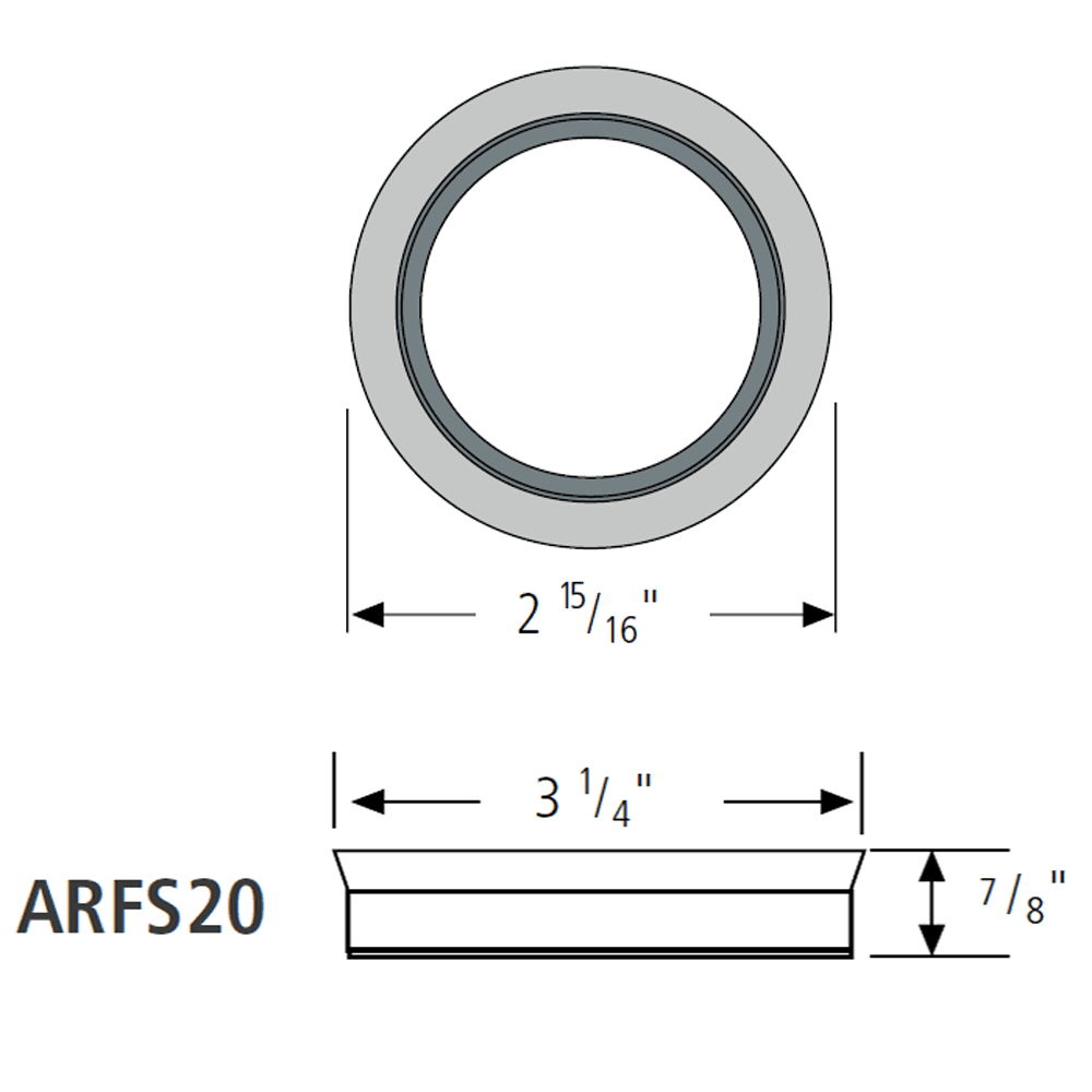 ARFS Halogen 20W Spot Light, Gold Finish (2/Set) - Top View