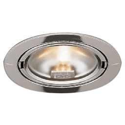 Hera Lighting ARFS Halogen 20W Spot Light, Stainless Steel Finish - Back View