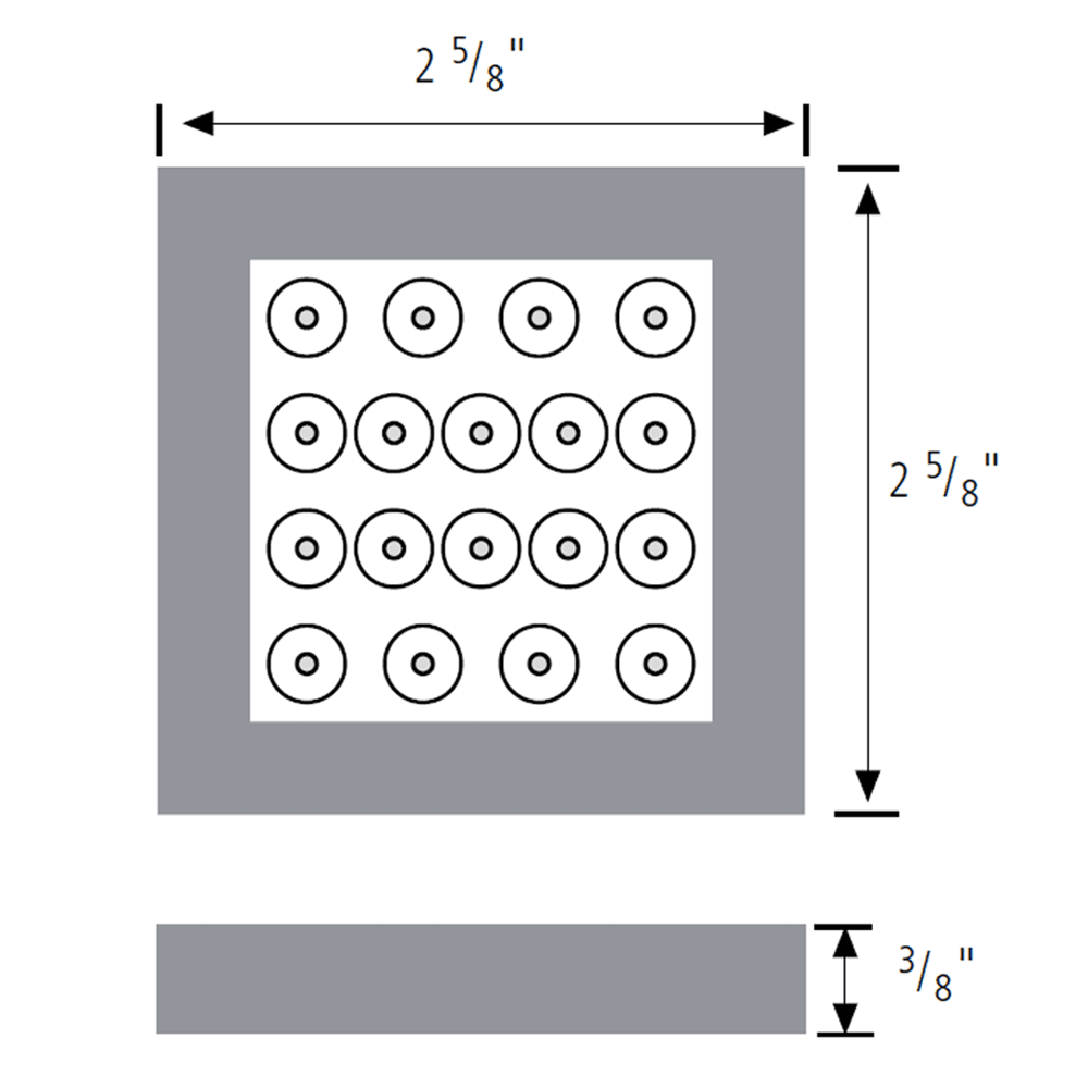 EQ-LED Stainless Steel Spot Light - Energy Efficient Under Cabinet Lighting