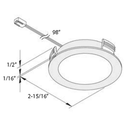 Hera Lighting FR68 LED 4W Spot Light for Warm White Lighting