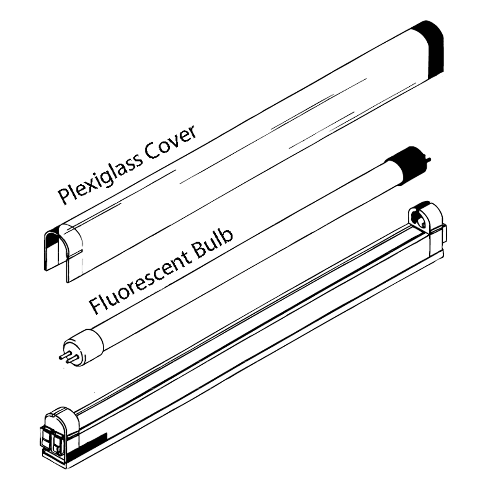 SlimLite Series Plexiglass Cover for 21-1/2" ES22 Hera Light Fixture