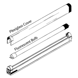 SlimLite Series Plexiglass Cover for 21-1/2" ES22 Hera Light Fixture