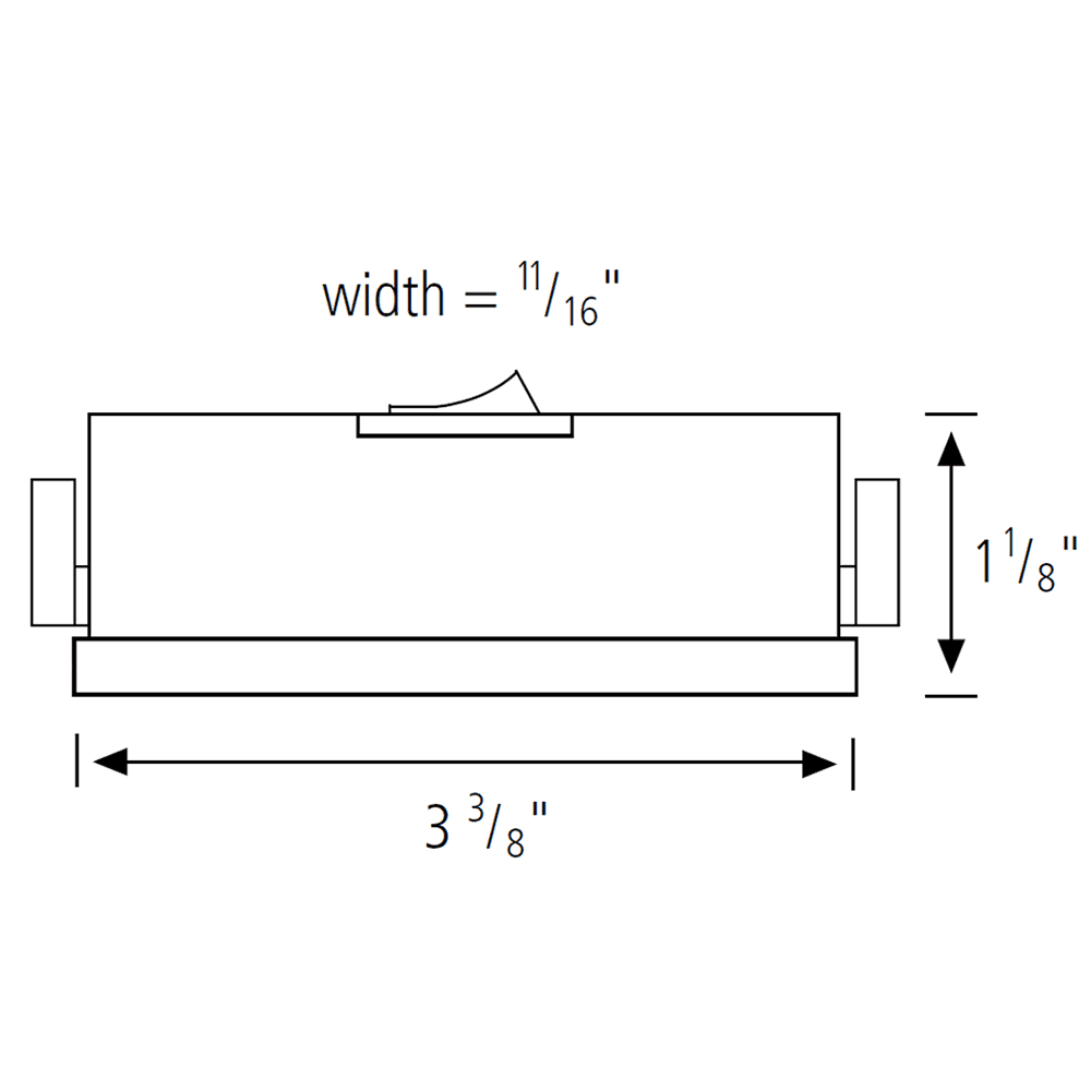 SlimLite XL On/Off Rocker Switch for Hera Lighting Fixtures