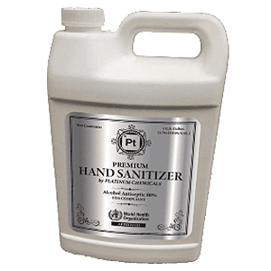 Ppe Products Anti-Bacterial Hand Sanitizer Liquid 1 Gallon - 80% Ethyl Alcohol - Complies with FDA Specification - Glycerin for Moisturizing