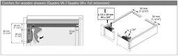 Quadro Locking Device Set with Spacer - Hettich America Product Image 1