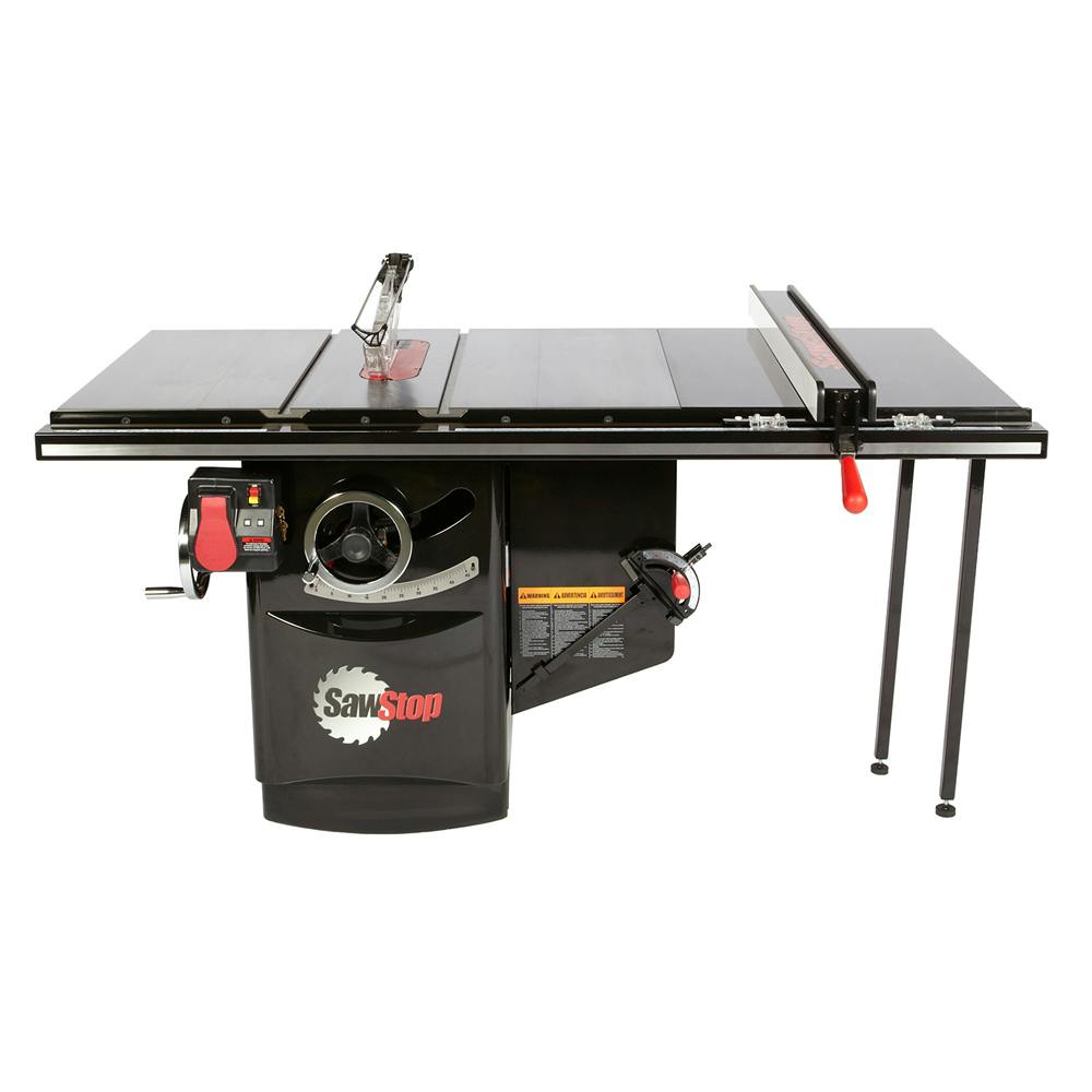 SawStop Industrial Cabinet Saw, 5hp 1ph 230v with 36" T-Glide Fence Assembly::Image #10