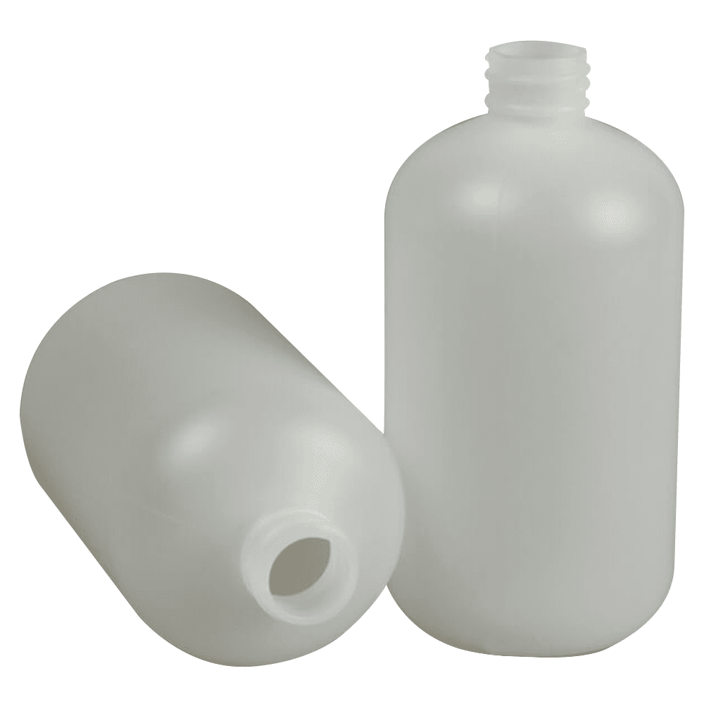 16 oz natural HDPE glue bottle without lid