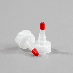 Yorker spout and red sealer tip for no leak resealing of liquid contents