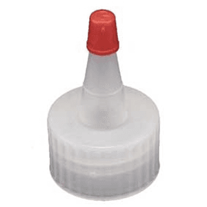 Industrial Container & Supply - Yorker Spout with Red Cap for Glue Bottle Dispensing