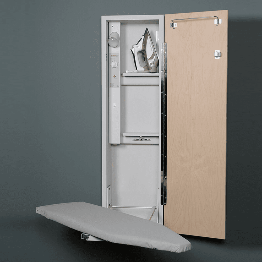 Premium Built-In Ironing Center with Hot Iron Storage