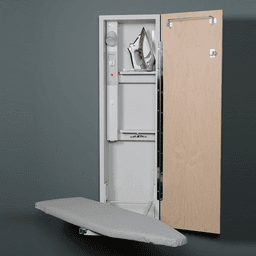 Premium Built-In Ironing Center with Hot Iron Storage