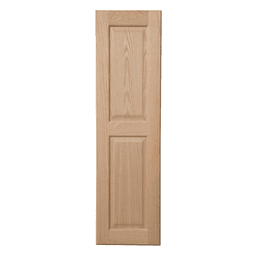 Iron-A-Way 15" Flush Maple Veneer Door Non-Electric Ironing Center with 46" Swiveling Board, Unfinished - Front View
