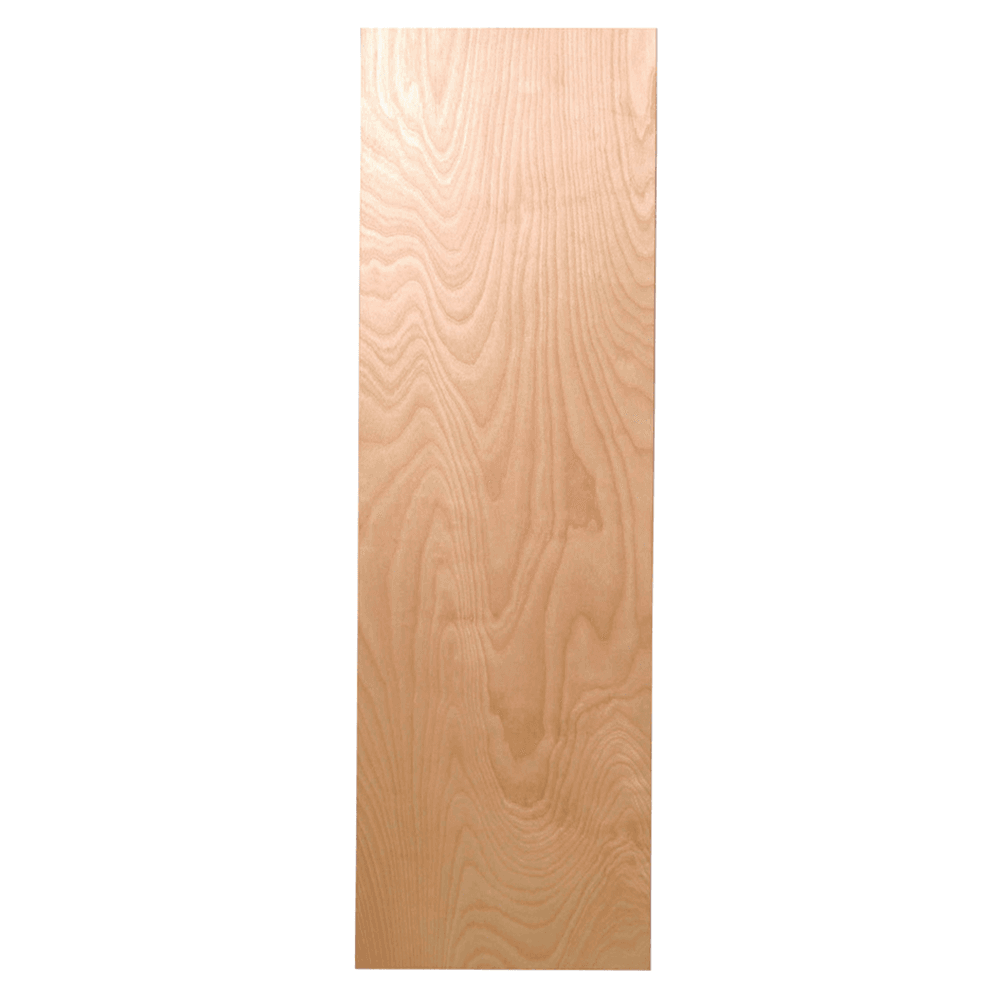 Iron-A-Way 7-3/4" Flush Maple Veneer Door Electric Ironing Center with 42" Non-Swiveling Board