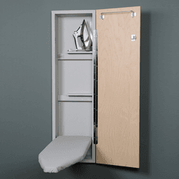 Iron-A-Way Non-Electric Ironing Center - Maple Veneer Door