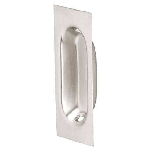 3-1/8" Sleek Satin Chrome Flush Pull - Ives