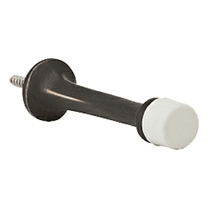 7/8" Brass Base Door Stop, Bright Brass - Alt Image 1