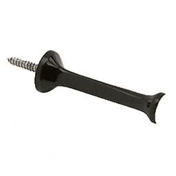 7/8" Brass Base Door Stop, Bright Brass - Main Image