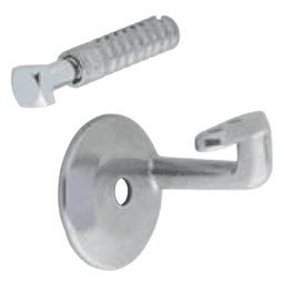 3-1/8" Handrail Bracket with Fasteners for Masonry and Wood Applications