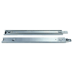 19" Drawer Slide in Zinc Finish with 100lb Load Capacity and 1" Over Travel
