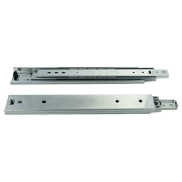 Heavy-Duty 24" Drawer Slide - 250lb Capacity, Full Extension, Side-Mount, Zinc Finish