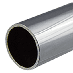 Chrome plated heavy duty round closet rod, 1-1/16" diameter x 12'''' long by Pride Industrial Llc