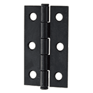 Butt Hinge with Fixed Pin, Matte Black - Main Image