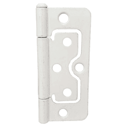 Non-Mortise Shutter Hinge with Loose Pin, White - Main Image