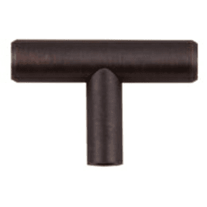 Satin nickel T-handle knob with 50.8mm bar pull by Pride Industrial Llc