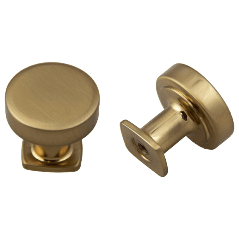 Elegant 32mm rose gold flat top knob from Pride Industrial Llc