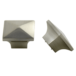 Modern and Sophisticated Satin Nickel Cabinet Knob by Pride Industrial Llc
