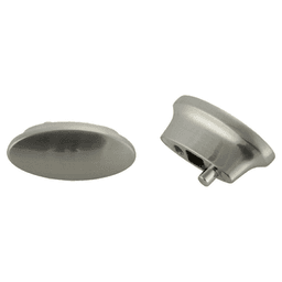 43mm Oval Knob in Satin Nickel Finish by Pride Industrial Llc