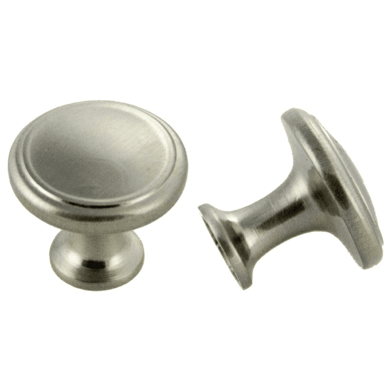 26mm projection satin nickel knob for cabinets and drawers