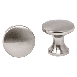 25mm Mini Mushroom Knob, Satin Nickel - Main Image