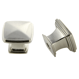 32mm Square Knob in Satin Nickel finish from Pride Industrial Llc
