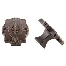 Oil-Rubbed Bronze Fleur de Lis Knob by Pride Industrial