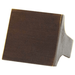 Square knob with polished chrome finish from Pride Industrial Llc