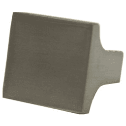 1" Miami Square Knob in Satin Nickel Finish by Pride Industrial Llc