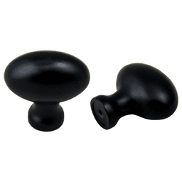 41mm matte black football knob by Pride Industrial LLC