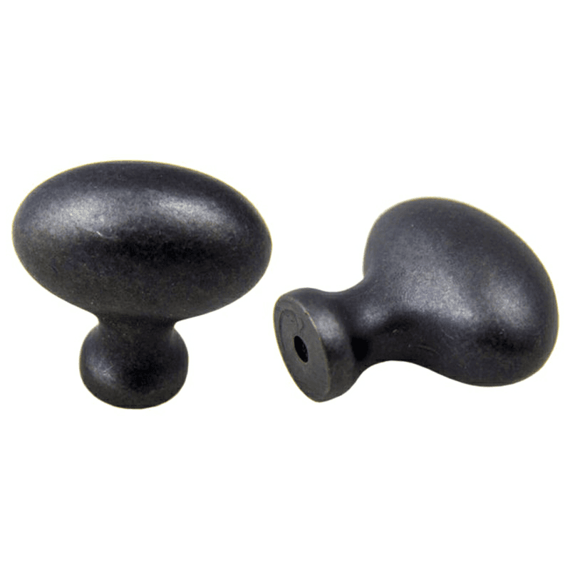Pride Industrial Llc 41mm Football Knob, Weathered Black - Image 1