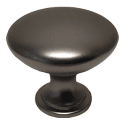30mm Diecast Round Knob, Dark Pewter - Main Image