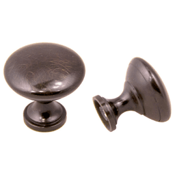 Satin nickel finish 30mm island round knob by Pride Industrial LLC