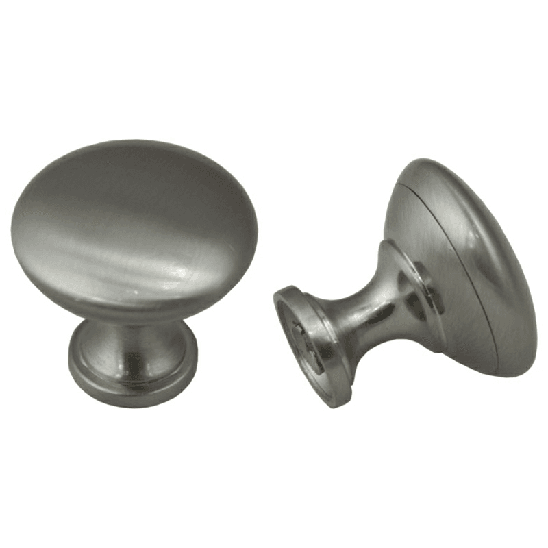 Pride Industrial LLC's 30mm island round knob in satin nickel
