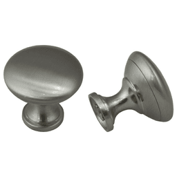 Pride Industrial LLC's 30mm island round knob in satin nickel