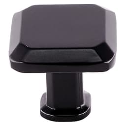 28mm Madison Square Knob, Matte Black - Main Image