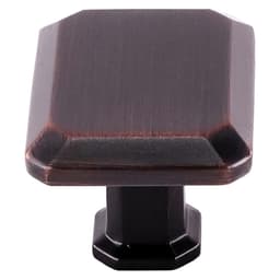 36mm Madison Rectangle Knob, Oil-Rubbed Bronze - Main Image