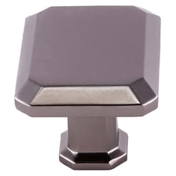36mm Madison Rectangle Knob, Dark Pewter - Main Image
