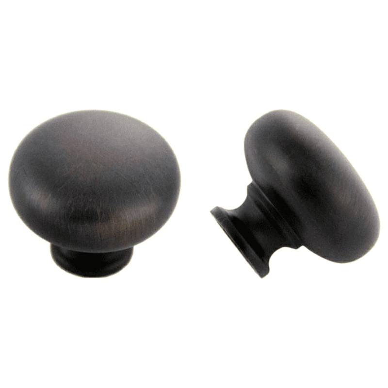 Oil-Rubbed Bronze 31mm Round Knob with 26mm Projection by Pride Industrial LLC