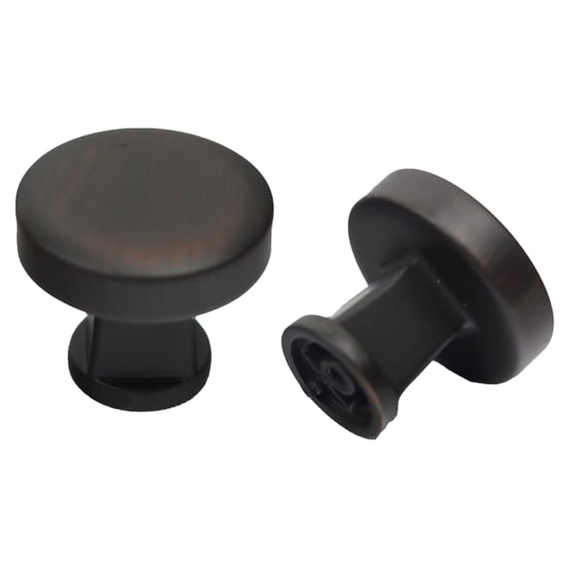 32mm Colorado Round Knob, Matte Black - Main Image